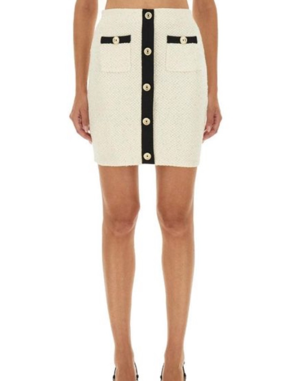 Self Portrait Cream Tweed Skirt/ Blazer Set - Picture 3 of 7